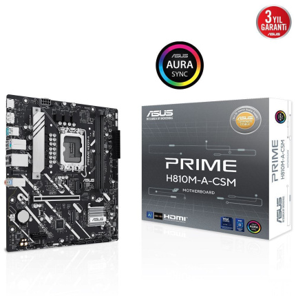 Asus Prime H810M-A-CSM Motherboard Micro ATX με Intel 1851 Socket <span style="color: white; visibility:visible;">4711387844625</span>