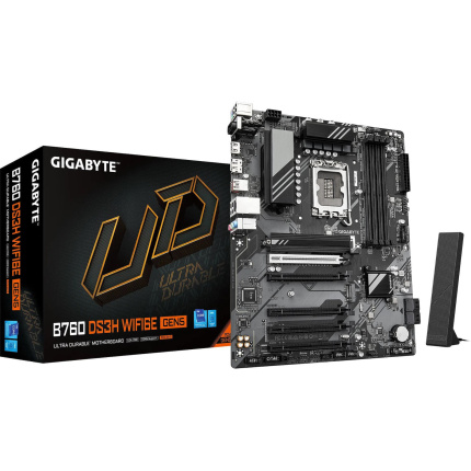 Gigabyte B760 DS3H WIFI6E GEN5 Motherboard ATX με Intel 1700 Socket <span style="color: white; visibility:visible;">4719331872939</span>