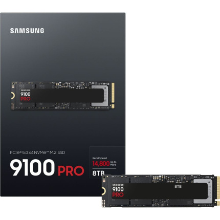 Samsung 9100 PRO SSD 8TB M.2 NVMe PCI Express 5.0 MZ-VAP8T0BW <span style="color: white; visibility:visible;">8806095811680</span>