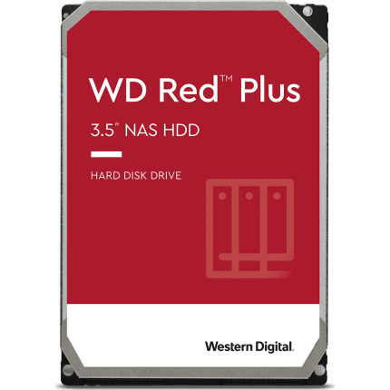 Western Digital Red Plus 4TB HDD Σκληρός Δίσκος 3.5" SATA III 5400rpm με 256MB Cache για NAS WD40EFPX 0718037899794