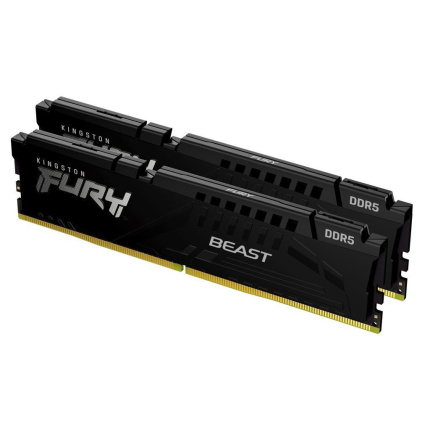 Kingston Fury Beast DDR5 32GB RAM με 2x16GB Modules και Ταχύτητα 5600 για Desktop KF556C36BBEK2-32 <span style="color: white; visibility:visible;">0740617330793</span>