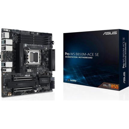 Asus Pro Ws B850M-Ace Se Motherboard ATX με AMD AM5 Socket 90MB1MN0-M0EAY0 <span style="color: white; visibility:visible;">4711636258753</span>