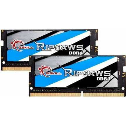 G.Skill Ripjaws DDR4 32GB RAM με 2x16GB Modules και Ταχύτητα 3200 για Laptop F4-3200C22D-32GRS <span style="color: white; visibility:visible;">4713294226655</span>
