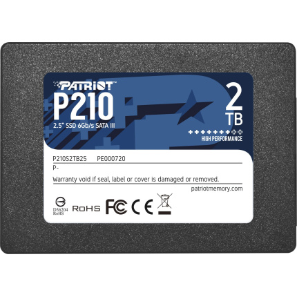 Patriot P210 SSD 2TB 2.5'' SATA III P210S2TB25 <span style="color: white; visibility:visible;">0814914026830</span>