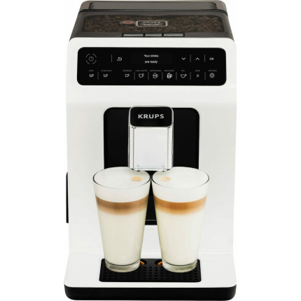 Krups Evidence Αυτόματη Μηχανή Espresso 1450W Πίεσης 15bar με Μύλο Άλεσης Λευκή <span style="color: white; visibility:visible;">0010942223085</span>