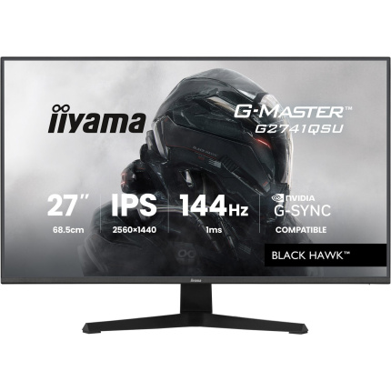 Iiyama G-Master Black Hawk IPS Monitor 27" QHD 2560x1440 144Hz <span style="color: white; visibility:visible;">4948570126873</span>