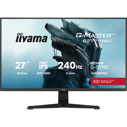 Iiyama G-Master Red Eagle IPS HDR Monitor 27" FHD 1920x1080 240Hz <span style="color: white; visibility:visible;">4948570126453</span>