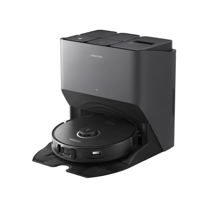 Roborock RockDock S8 Pro Ultra Σκούπα Ρομπότ για Σκούπισμα & Σφουγγάρισμα με Χαρτογράφηση και Wi-Fi Μαύρη <span style="color: white; visibility:visible;">6970995786675</span>