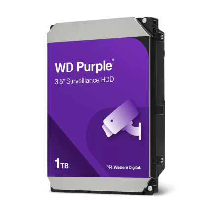 Western Digital Purple 1TB HDD Σκληρός Δίσκος 3.5" SATA III 5400rpm με 64MB Cache για Καταγραφικό WD11PURZ <span style="color: white; visibility:visible;">0718037896687</span>