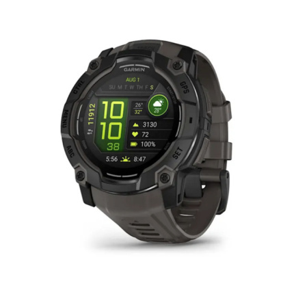 Garmin Instinct 3 AMOLED Aluminium 50mm Αδιάβροχο Smartwatch με Παλμογράφο (Black with Charcoal Band) <span style="color: white; visibility:visible;">0753759341640</span>