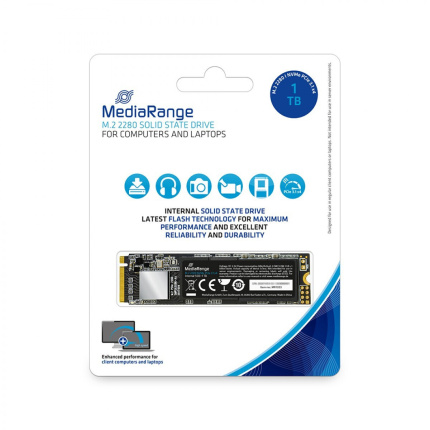 MediaRange MR1033 SSD 1TB M.2 NVMe PCI Express 3.0 MR1033 <span style="color: white; visibility:visible;">4260664871637</span>