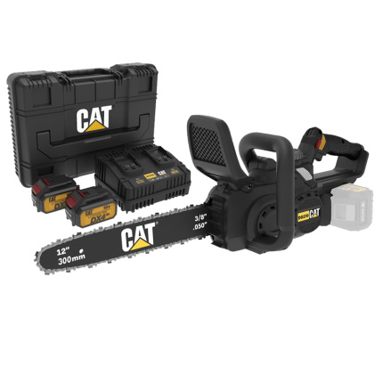 CAT Combo-15 Αλυσοπρίονο DG230B + δώρο κασετίνα + -35% 2 μπαταρίες 4.0Ah με διπλό φορτιστή DXK900 <span style="color: white; visibility:visible;"></span>