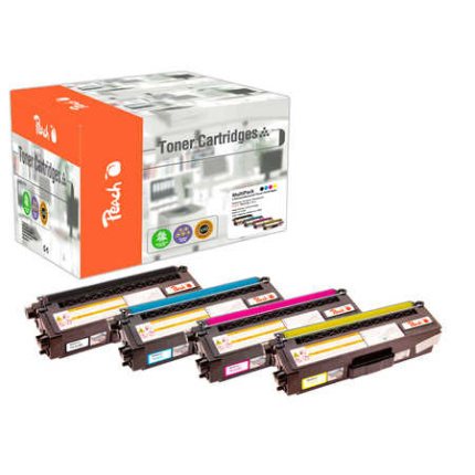 Peach Συμβατό Μελάνι Εκτυπωτή InkJet 6500 Σελίδων Μαύρο 4τμχ PT798 <span style="color: white; visibility:visible;">7640173434153</span>