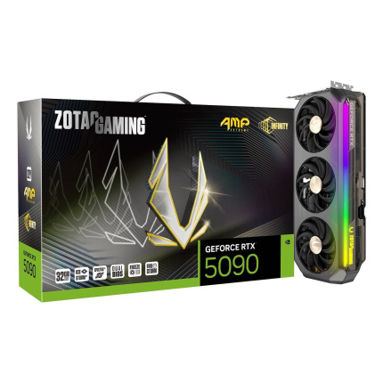 Zotac GeForce RTX 5090 32GB GDDR7 AMP Extreme INFINITY Κάρτα Γραφικών ZT-B50900B-10P <span style="color: white; visibility:visible;">8886307700018</span>