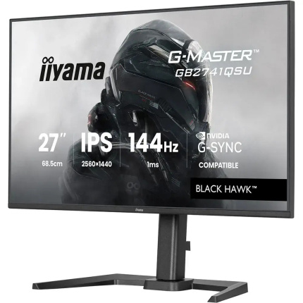 Iiyama G-Master Black Hawk IPS Monitor 27" QHD 2560x1440 144Hz <span style="color: white; visibility:visible;">4948570127450</span>