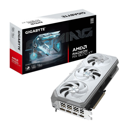 Gigabyte Radeon RX 9070 XT 16GB GDDR6 GAMING OC ICE Κάρτα Γραφικών GV-R907XGAMINGOCICE-16GD <span style="color: white; visibility:visible;">4719331357030</span>