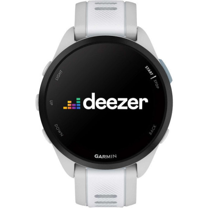 Garmin Forerunner 165 Music 43mm Αδιάβροχο Smartwatch με Παλμογράφο (Mist Gray/Whitestone) <span style="color: white; visibility:visible;">0753759326623</span>