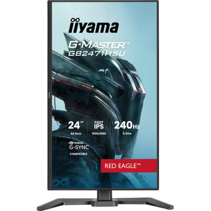 Iiyama G-MASTER GB2471HSU-B1 IPS HDR Gaming Monitor 23.8" FHD 1920x1080 240Hz <span style="color: white; visibility:visible;">4948570126354</span>
