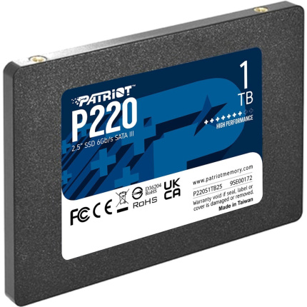 Patriot P220 SSD 1TB 2.5'' SATA III P220S1TB25 <span style="color: white; visibility:visible;">4711378422368</span>