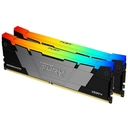 Kingston Fury Renegade Rgb DDR4 16GB RAM με 2x8GB Modules και Ταχύτητα 3200 για Desktop KF432C16RB2AK2/16 <span style="color: white; visibility:visible;">0740617338195</span>