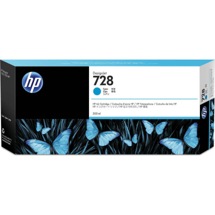 HP 728 Γνήσιο Μελάνι Εκτυπωτή InkJet Κυανό (F9K17A) <span style="color: white; visibility:visible;">0889894377937</span>