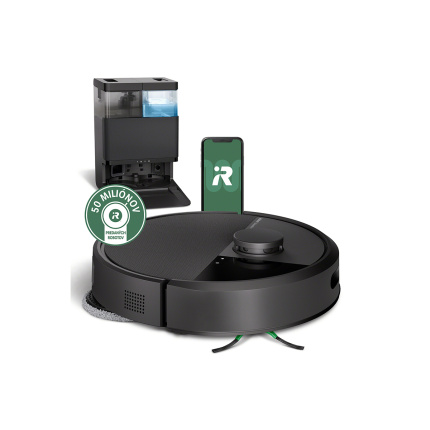 iRobot Roomba Combo Plus 405 Σκούπα Ρομπότ για Σκούπισμα & Σφουγγάρισμα με Χαρτογράφηση και Wi-Fi Μαύρη <span style="color: white; visibility:visible;">5061042262929</span>