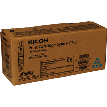 Ricoh 408315 Γνήσιο Toner Laser Εκτυπωτή Κυανό 7700 Σελίδων 408315 <span style="color: white; visibility:visible;">4961311931840</span>