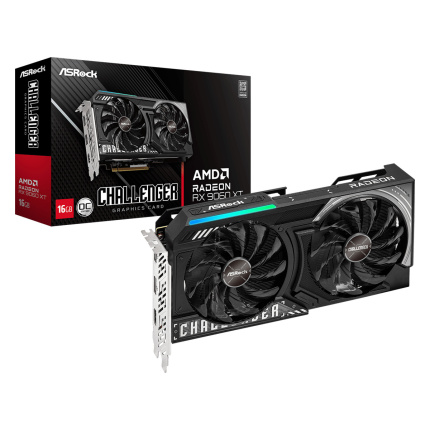 ASRock Radeon RX 9060 XT 16GB GDDR6 Challenger OC Κάρτα Γραφικών 90-GA5QZZ-00UANF <span style="color: white; visibility:visible;">4711581491205</span>
