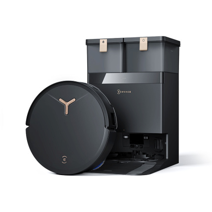 Ecovacs Deebot T50 Max Pro Omni Σκούπα Ρομπότ για Σκούπισμα & Σφουγγάρισμα με Wi-Fi Μαύρη <span style="color: white; visibility:visible;">6970135037490</span>