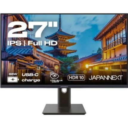 Japannext JN-IPS27FHDR-C65W-HSP HDR Monitor 27" FHD 1920x1080 <span style="color: white; visibility:visible;">4589511163306</span>