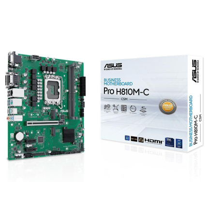 Asus Pro H810M-C-CSM Motherboard Micro ATX με Intel 1851 Socket <span style="color: white; visibility:visible;">4711387856512</span>