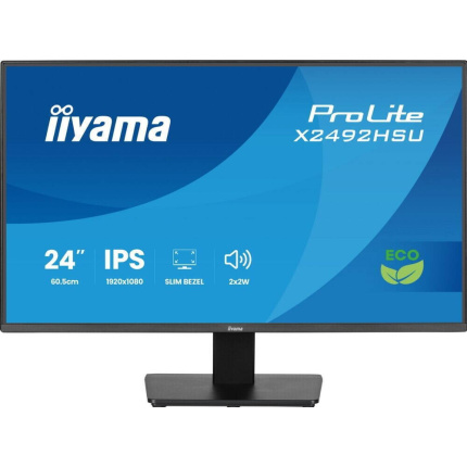 Iiyama ProLite X2492HSU-B1 IPS Monitor 24" FHD 1920x1080 με Χρόνο Απόκρισης 3ms GTG <span style="color: white; visibility:visible;">4948570126156</span>