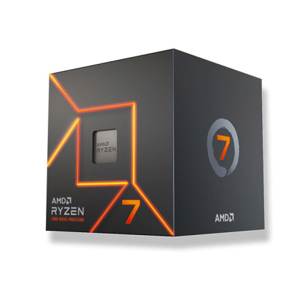AMD Ryzen 7 7700 (SBX) 3.8GHz Επεξεργαστής 8 Πυρήνων για Socket AM5 σε Κουτί με Ψύκτρα <span style="color: white; visibility:visible;">0730143318037</span>
