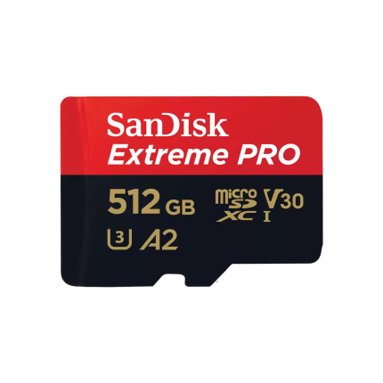 Sandisk Extreme Pro microSDXC 512GB U3 V30 A2 UHS-I με αντάπτορα 200MB/s <span style="color: white; visibility:visible;">0619659188566</span>