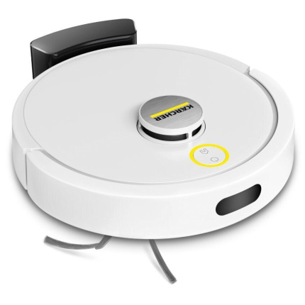 Karcher RVC 3 Σκούπα Ρομπότ για Σκούπισμα & Σφουγγάρισμα με Wi-Fi Λευκή <span style="color: white; visibility:visible;">4066529205988</span>