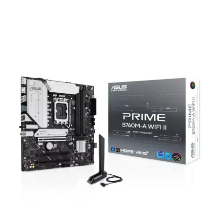 Asus Prime B760M-A WIFI II Motherboard Micro ATX με Intel 1700 Socket 90MB1NF0-M0EAY0 <span style="color: white; visibility:visible;">4711636275439</span>