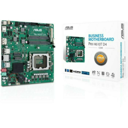 Asus Pro H610M-C-CSM Motherboard Micro ATX με Intel 1700 Socket 90MB1AT0-M0EAYC <span style="color: white; visibility:visible;">4711081655152</span>