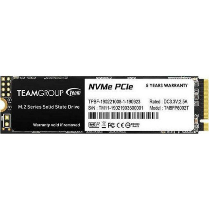 TeamGroup MP33 SSD 2TB M.2 NVMe PCI Express 3.0 TM8FP6002T0C101 <span style="color: white; visibility:visible;">0765441049116</span>