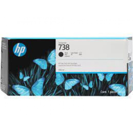 HP 738 Γνήσιο Μελάνι Εκτυπωτή InkJet Μαύρο (498N8A) <span style="color: white; visibility:visible;">0196068358891</span>