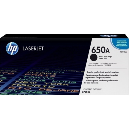 HP 650A Γνήσιο Toner Laser Εκτυπωτή Μαύρο 13500 Σελίδων (CE270A) <span style="color: white; visibility:visible;">0884962161166</span>