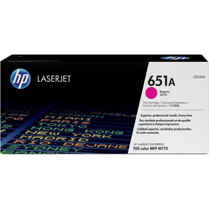 HP 651A Γνήσιο Toner Laser Εκτυπωτή Ματζέντα 16000 Σελίδων CE343A <span style="color: white; visibility:visible;">0886111121359</span>