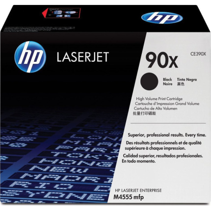 HP 90X Γνήσιο Toner Laser Εκτυπωτή Μαύρο High Yield 24000 Σελίδων CE390X <span style="color: white; visibility:visible;">0884961417769</span>