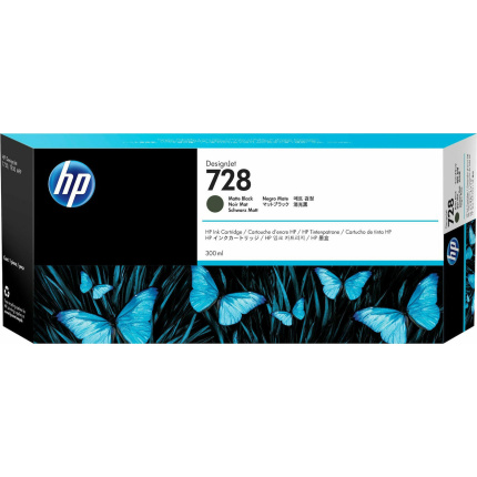HP 728 Γνήσιο Μελάνι Εκτυπωτή InkJet Matte Μαύρο (F9J68A) <span style="color: white; visibility:visible;">0888793397879</span>