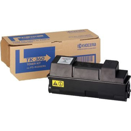 Kyocera TK-360 Γνήσιο Toner Laser Εκτυπωτή Μαύρο 20000 Σελίδων 1T02J20EU0 <span style="color: white; visibility:visible;">0632983026755</span>