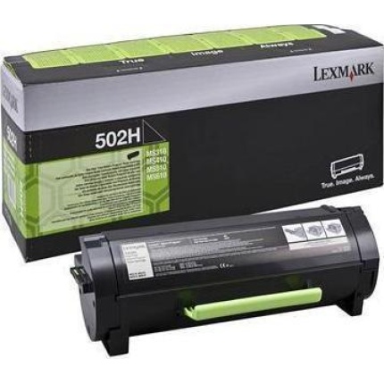 Lexmark 502HE Γνήσιο Toner Laser Εκτυπωτή Μαύρο High Yield 5000 Σελίδων (50F2H0E) <span style="color: white; visibility:visible;">0734646457224</span>