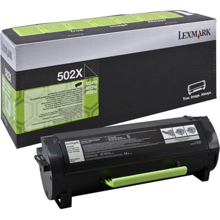 Lexmark 50F2X00 Γνήσιο Toner Laser Εκτυπωτή Μαύρο High Yield Return Program Extra High Yield 10000 Σελίδων 50F2X00 <span style="color: white; visibility:visible;">0734646433228</span>