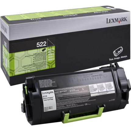 Lexmark 522 Γνήσιο Toner Laser Εκτυπωτή Μαύρο Return Program 6000 Σελίδων 52D2000 <span style="color: white; visibility:visible;">0734646427616</span>