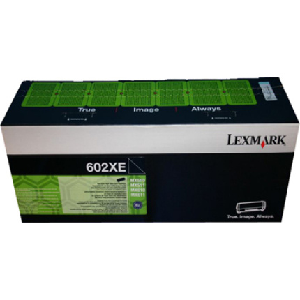 Lexmark 602XE Γνήσιο Toner Laser Εκτυπωτή Μαύρο High Yield Extra High Yield 20000 Σελίδων (60F2X0E) <span style="color: white; visibility:visible;">0734646457378</span>