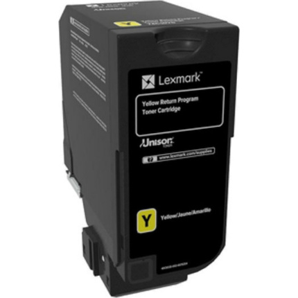Lexmark 3K Γνήσιο Toner Laser Εκτυπωτή Κίτρινο Return Program 3000 Σελίδων (74C20Y0) <span style="color: white; visibility:visible;">0734646601443</span>