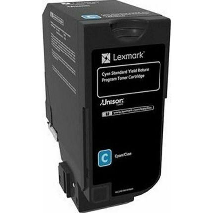 Lexmark 74C2SC0 Γνήσιο Toner Laser Εκτυπωτή Κυανό Return Program 7000 Σελίδων <span style="color: white; visibility:visible;">0734646614351</span>